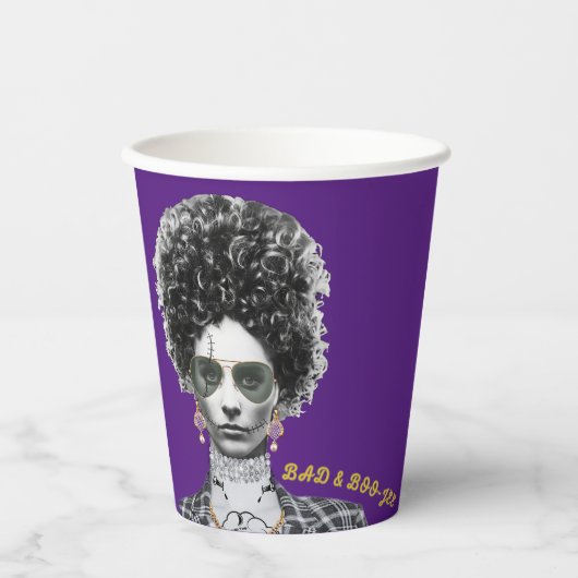 Bad & Boo-Jee Bride Paper Cups Pappbecher (Vorderseite)