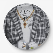 Bad & Boo-Jee Bride Pappteller (Vorderseite)