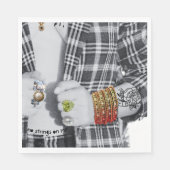 Bad & Boo-Jee Bride Serviette (Vorderseite)