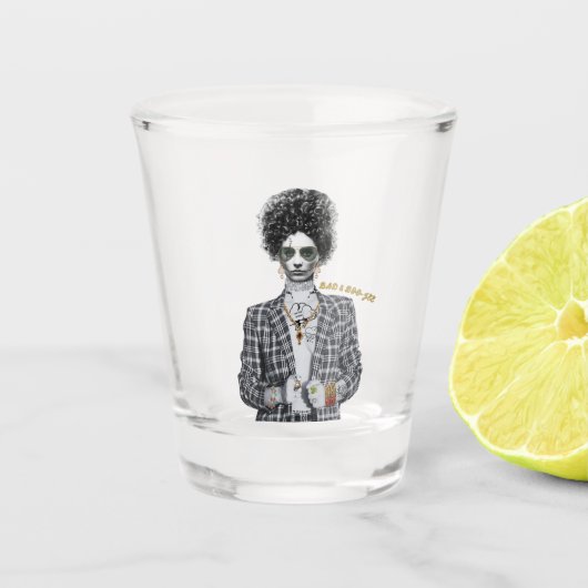 Bad & Boo-Jee Bride Shot Glass Schnapsglas (Vorderseite)