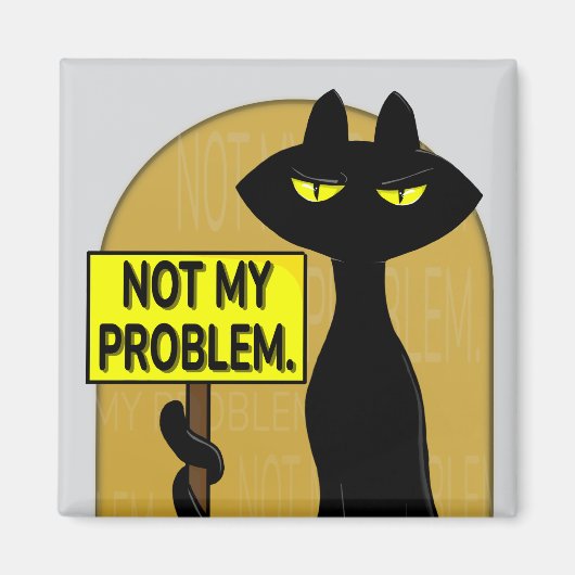 Bad Boogie Fanny Magnet - Nicht mein Problem Schil (Vorne)