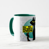Bad Boogie Lustige Tassen - BlaBla-Schild (Vorderseite Links)