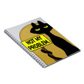 Bad Boogie Lustiges Notizbuch - Nicht Mein Problem Notizblock (Rechte Seite)
