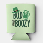 Bad & Boozy: Personalisiertes Golfer Irish Beer Dosenkühler (Rückseite)