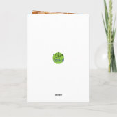 Bad Boy 40th Men's Birthday Funny Face Cut-out Karte (Rückseite)