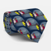 Bad Boys Dark Blue Neck Tie Krawatte (Gerollt)