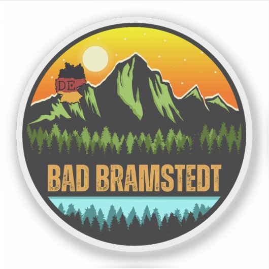 Bad Bramstedt, Deutschland Aufkleber (Vorderseite)
