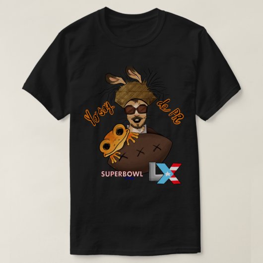 Bad Bunny SuperBowl T-Shirt (Design vorne)