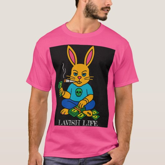Bad Bunny x Lavish Life Graphic Tee (Vorderseite)