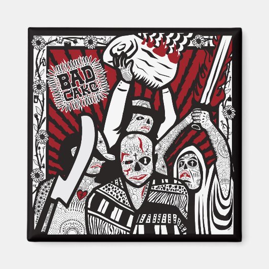 Bad Cake Album Cover Magnet (Vorne)