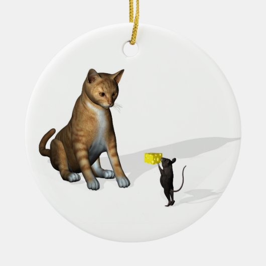 Bad Cat Keramikornament (Vorne)