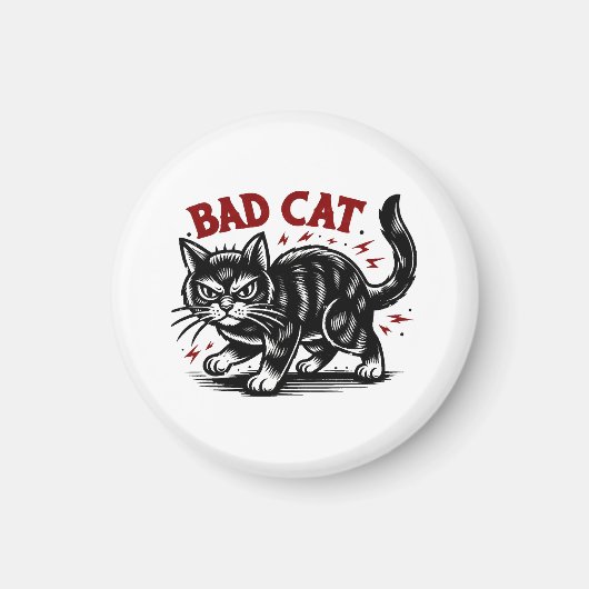 Bad Cat Magnet (Vorne)
