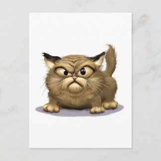 Bad Cat Postkarte