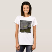 Bad Cemetary Grafitti Funny T-Shirt (Vorne ganz)