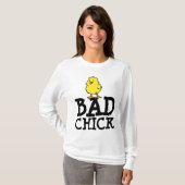 BAD CHICK FUNNY LADIES T - SHIRT (Vorne ganz)
