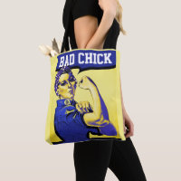 BAD CHICK TOTE BAG PURT