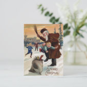 Bad Child Christmas Postcard Postkarte (Stehend Vorderseite)