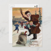 Bad Child Christmas Postcard Postkarte (Vorne/Hinten)