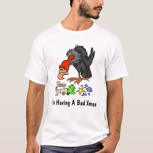 Bad Christmas Vulture T - Shirt (Vorderseite)