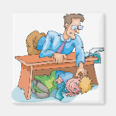 Bad Classroom Behavior Magnet (Vorne)