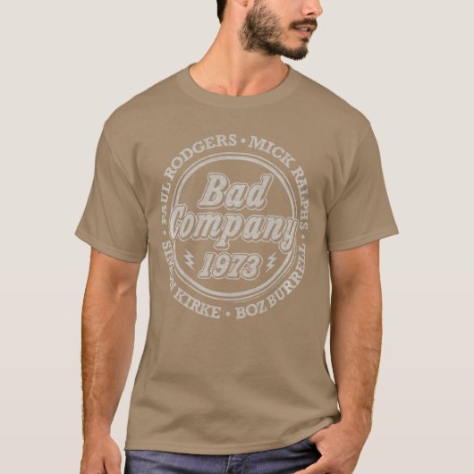 Bad Company 1973 Geschenk Junge T-Shirt (Vorderseite)