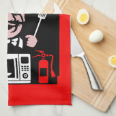 Bad Cook Geschenk Geschirrtuch (Viertel Falte)