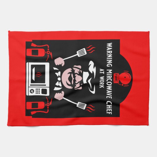 Bad Cook Geschenk Geschirrtuch (Horizontal)