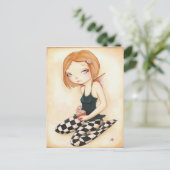 Bad cupcake - Fantasy Cupcake Postkarte (Stehend Vorderseite)