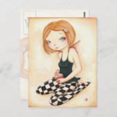 Bad cupcake - Fantasy Cupcake Postkarte (Vorne/Hinten)