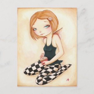 Bad cupcake - Fantasy Cupcake Postkarte