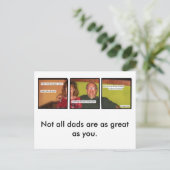 Bad Daddy Postcard Postkarte (Stehend Vorderseite)