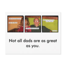Bad Daddy Postcard