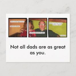 Bad Daddy Postcard Postkarte