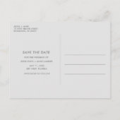 Bad Dance bewegt Funny Wedding Save the Date Ankündigungspostkarte (Rückseite)