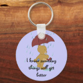 Bad Day Bear Schlüsselanhänger (Vorderseite)