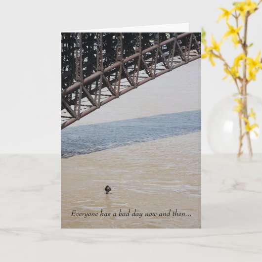 Bad Day Card Karte (Gelbe Blume)