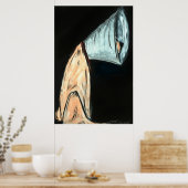 Bad Day, dog in cone poster (Küche)