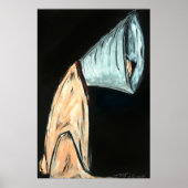 Bad Day, dog in cone poster (Vorne)