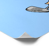 Bad Day Golfer T - Shirt und Geschenke Poster (Ecke)