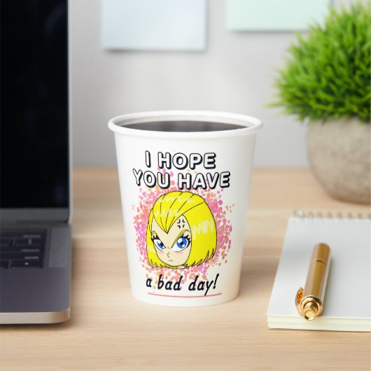 bad day paper cup pappbecher (InSitu)