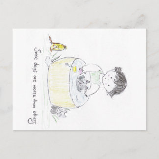 Bad_day Postkarte