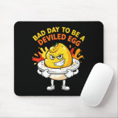 Bad Day To Be A Deviled Egg Funny Thanksgiving Din Mousepad (Mit Mouse)