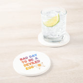 Bad Day to Be a Deviled Egg Getränkeuntersetzer (Seite)