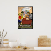 Bad Day Trader Funny Poster von Rick London (Küche)