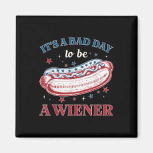 Bad Days Hotdog Dackel 4. Juli Patriotische Unabhä Magnet