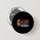 Bad Days Hotdog Dackel Glizzy Firework 4. Juli Pa Button (Vorne & Hinten)