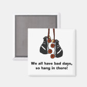 Bad Days Roller Skate White Square Kühlschrankmagn Magnet (Vorderseite/Rückseite)