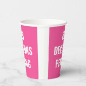 Bad Decisions Pending Funny Bachelorette Party Pappbecher (Rechts)