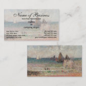 Bad Dieppe von Paul Gauguin Visitenkarte (Vorne/Hinten)