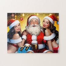 Bad Dirty Santa liefert Geschenke durch einen warm